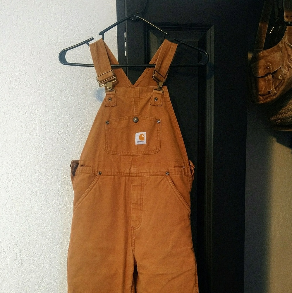 *SOLD* Carhartt Youth quilt-lined bibs